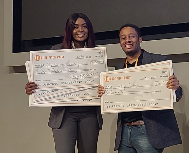 CodeAlgo Academy wins $13,000 from the PurePitch Rally